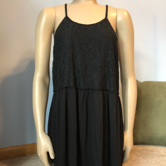 torrid Tops - NWT Torrid Lace Trim Babydoll Halter Tank
